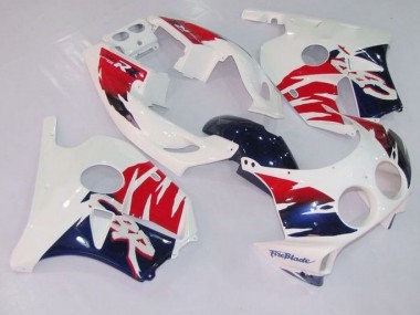 1988-1989 Red and Blue Honda CBR250RR MC19 MC19 Motorcycle Fairings