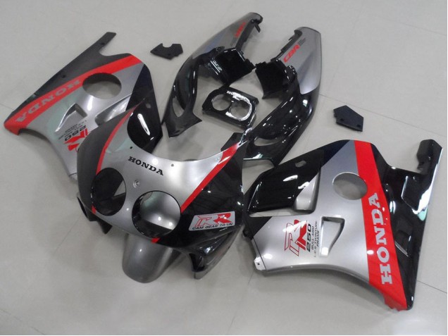 1991-1998 Silver Black Red Honda CBR250RR MC22 MC22 Motorcycle Fairings 1991-1998 Silver Black Red Honda CBR250RR MC22 MC22 Motorcycle Fairings
