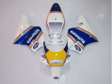 1994-1996 Yellow White Blue Honda NSR250 MC28 P4 Motorcycle Fairings