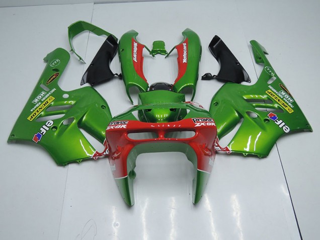 1994-1997 Green Red Kawasaki Ninja ZX9R Motorcycle Fairings & Bodywork 1994-1997 Green Red Kawasaki Ninja ZX9R Motorcycle Fairings & Bodywork