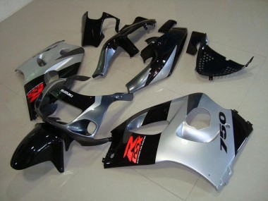 1996-2000 Silver Suzuki GSXR 600 Motorcycle Fairings & Bodywork