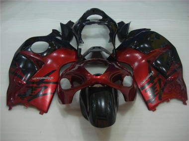 1996-2007 Red Black Suzuki GSXR 1300 Motorcycle Fairings & Bodywork & Bodywork