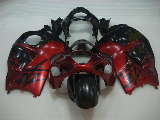 1996-2007 Red Black Suzuki GSXR 1300 Motorcycle Fairings & Bodywork & Bodywork 1996-2007 Red Black Suzuki GSXR 1300 Motorcycle Fairings & Bodywork & Bodywork