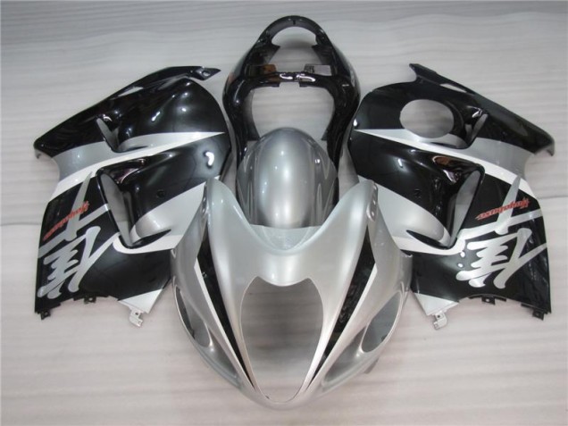 1996-2007 Silver Black Suzuki GSXR 1300 Motorcycle Fairings & Bodywork 1996-2007 Silver Black Suzuki GSXR 1300 Motorcycle Fairings & Bodywork