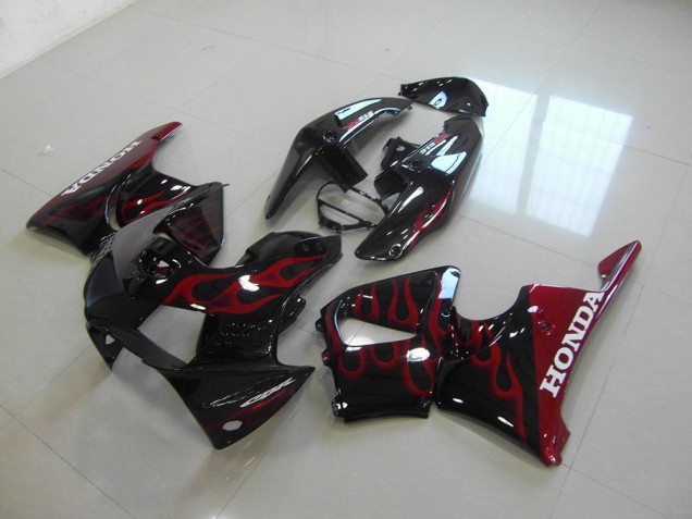 1998-1999 Black Red Honda CBR900RR 919 Motorcycle Fairings & Bodywork 1998-1999 Black Red Honda CBR900RR 919 Motorcycle Fairings & Bodywork