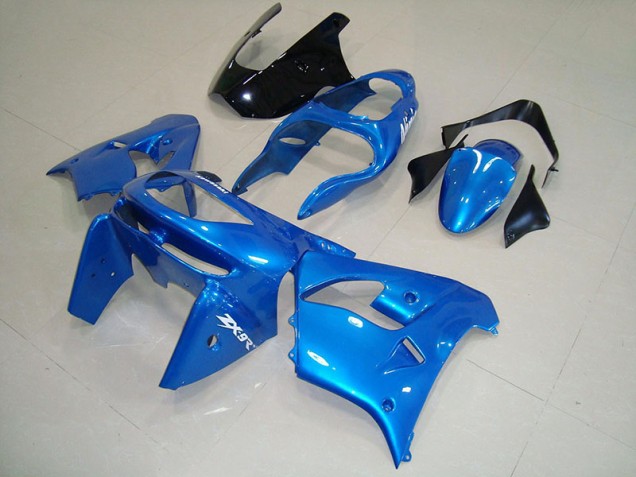 1998-1999 Blue Black Kawasaki Ninja ZX9R Blue Black Kawasaki Ninja ZX9R Motorcycle Fairings 1998-1999 Blue Black Kawasaki Ninja ZX9R Blue Black Kawasaki Ninja ZX9R Motorcycle Fairings