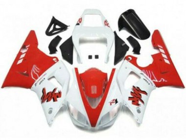 1998-1999 Red White Yamaha YZF R1 Motorcycle Fairings & Bodywork