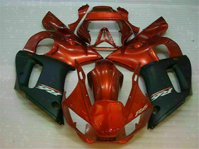 1998-2002 Black Brown Yamaha YZF R6 Motorcycle Fairings 1998-2002 Black Brown Yamaha YZF R6 Motorcycle Fairings