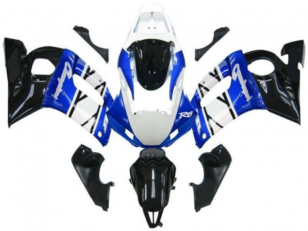 1998-2002 Blue Black Champions Yamaha YZF R6 Motorcycle Fairings 1998-2002 Blue Black Champions Yamaha YZF R6 Motorcycle Fairings