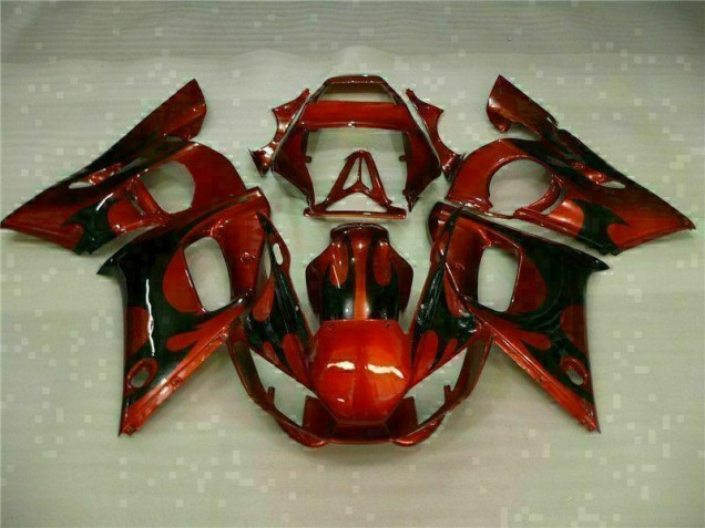 1998-2002 Brown Yamaha YZF R6 Motorcycle Fairings & Bodywork 1998-2002 Brown Yamaha YZF R6 Motorcycle Fairings & Bodywork