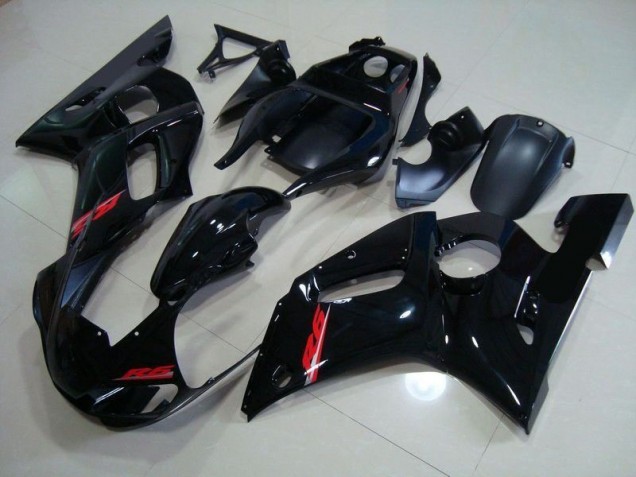1998-2002 Glossy Black Red Decals Yamaha YZF R6 Motorcycle Fairings 1998-2002 Glossy Black Red Decals Yamaha YZF R6 Motorcycle Fairings