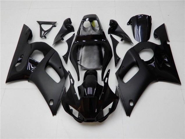 1998-2002 Glossy Matte Black Yamaha YZF R6 Motorcycle Fairings 1998-2002 Glossy Matte Black Yamaha YZF R6 Motorcycle Fairings