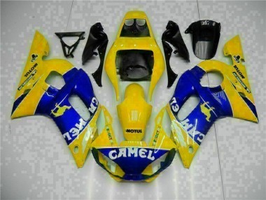1998-2002 Yellow Blue Yamaha YZF R6 Motorcycle Fairings & Bodywork