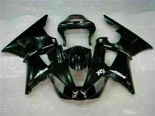 2000-2001 Black Yamaha YZF R1 Motorcycle Fairings & Plastics 2000-2001 Black Yamaha YZF R1 Motorcycle Fairings & Plastics