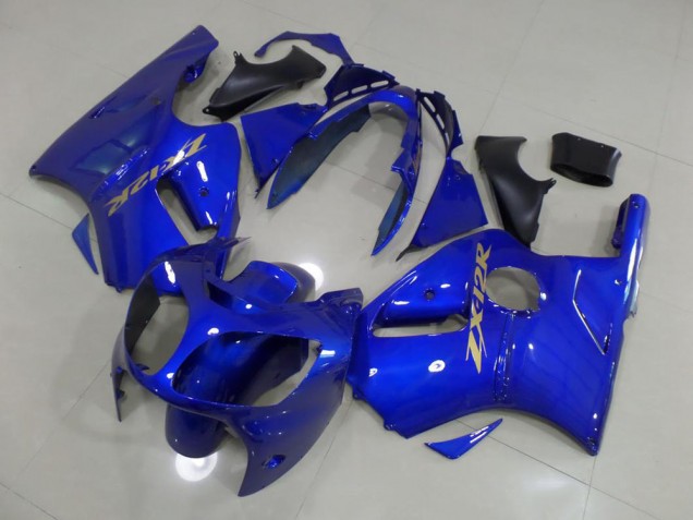 2000-2001 Blue with Gold Sticker Kawasaki Ninja ZX12R Motorcycle Fairings & Bodywork 2000-2001 Blue with Gold Sticker Kawasaki Ninja ZX12R Motorcycle Fairings & Bodywork