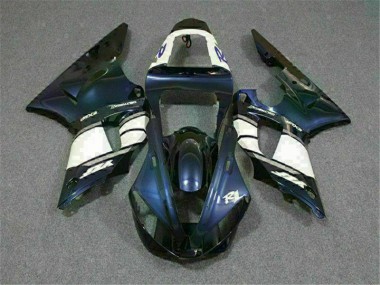 2000-2001 Blue Yamaha YZF R1 Injection Motorcycle Fairings