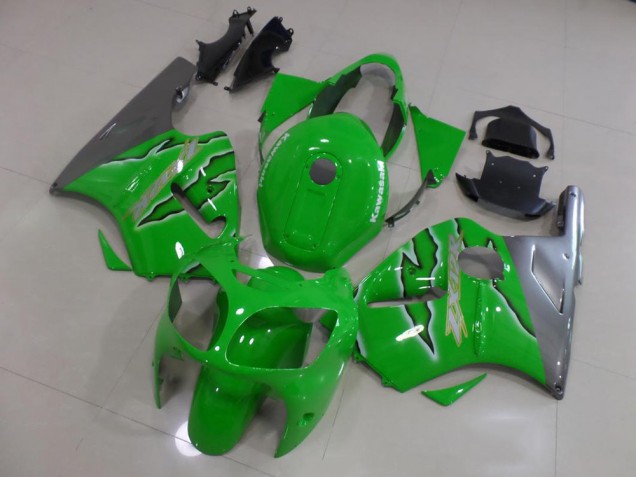 2000-2001 Green Flame Kawasaki Ninja ZX12R Motorcycle Fairings & Bodywork 2000-2001 Green Flame Kawasaki Ninja ZX12R Motorcycle Fairings & Bodywork