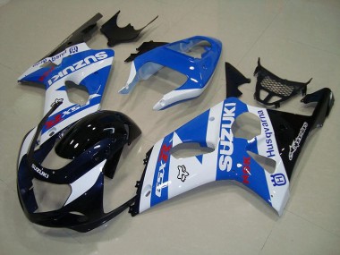 2000-2002 Blakc Blue White Suzuki GSXR 1000 Motorcycle Fairings