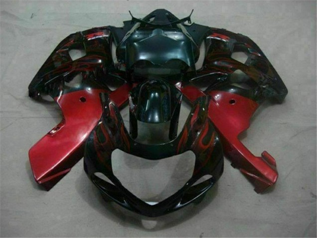 2001-2003 Black Red Suzuki GSXR 600/750 Motorcycle Fairings 2001-2003 Black Red Suzuki GSXR 600/750 Motorcycle Fairings