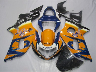 2001-2003 Movistar Mf6897 Suzuki GSXR600 Motorcycle Fairings & Bodywork