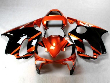 2001-2003 Orange Black Honda CBR600 F4i Injection Motorcycle Fairings