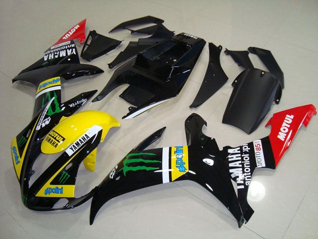 2002-2003 Monster Drink Graphic Yamaha YZF R1 Motorcycle Fairings 2002-2003 Monster Drink Graphic Yamaha YZF R1 Motorcycle Fairings