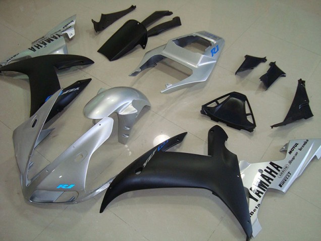 2002-2003 Silver Blue Yamaha YZF R1 Motorcycle Fairings 2002-2003 Silver Blue Yamaha YZF R1 Motorcycle Fairings