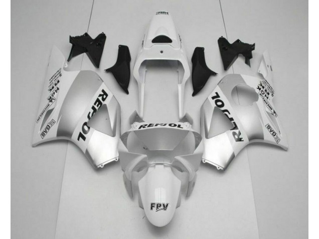 2002-2003 White Silver Black Honda CBR900RR 954RR Motorcycle Fairings 2002-2003 White Silver Black Honda CBR900RR 954RR Motorcycle Fairings
