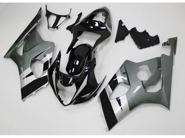 2003-2004 Black Grey Suzuki GSXR 1000 Motorcycle Fairings 2003-2004 Black Grey Suzuki GSXR 1000 Motorcycle Fairings