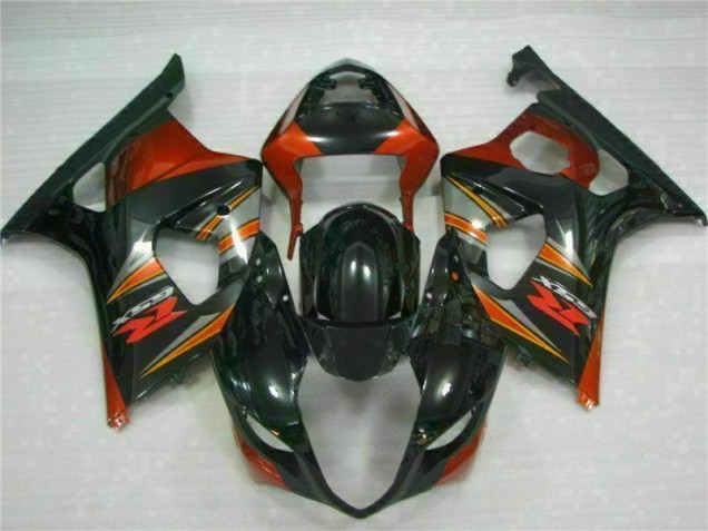 2003-2004 Black Suzuki GSXR 1000 Full Fairing Kit 2003-2004 Black Suzuki GSXR 1000 Full Fairing Kit