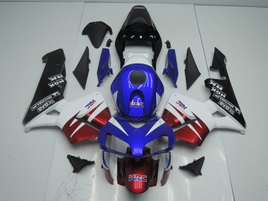 2003-2004 Dark Red Blue Honda CBR600RR Motorcycle Fairings