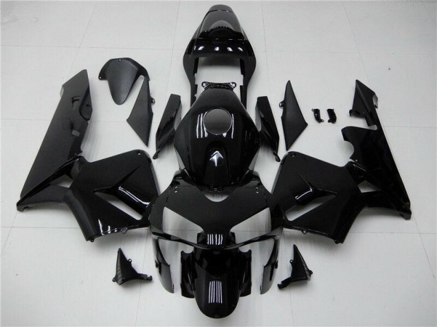 2003-2004 Glossy Black Honda CBR600RR Plastics Motorcycle Fairings 2003-2004 Glossy Black Honda CBR600RR Plastics Motorcycle Fairings