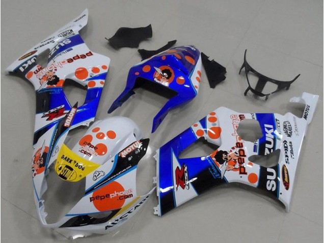 2003-2004 Pepe Phone Suzuki GSXR 1000 Motorcycle Fairings 2003-2004 Pepe Phone Suzuki GSXR 1000 Motorcycle Fairings