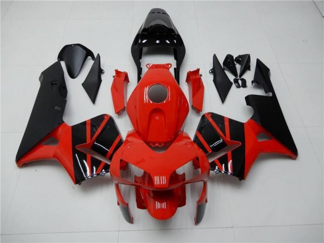 2003-2004 Red Black Honda CBR600RR Fairing Kit 2003-2004 Red Black Honda CBR600RR Fairing Kit