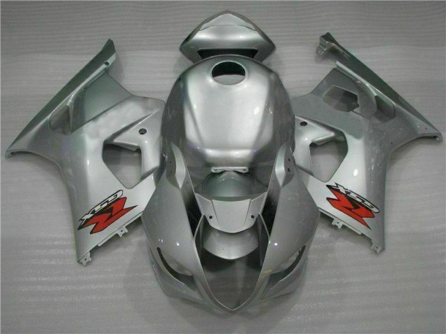 2003-2004 Silver Suzuki GSXR 1000 Abs Fairing Kit 2003-2004 Silver Suzuki GSXR 1000 Abs Fairing Kit
