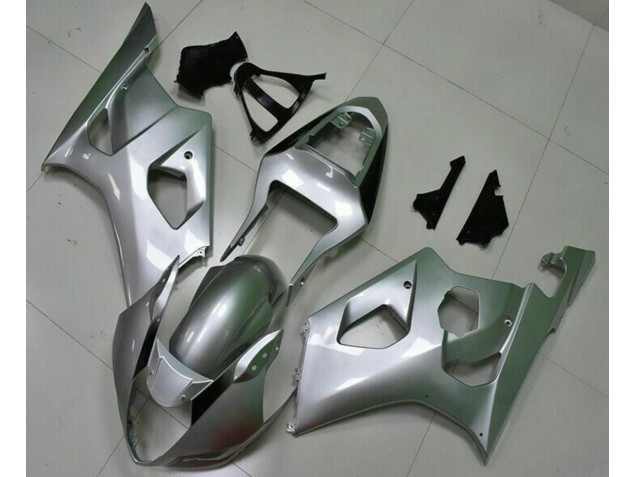 2003-2004 Silver Suzuki GSXR 1000 Fairing Kit & Bodywork 2003-2004 Silver Suzuki GSXR 1000 Fairing Kit & Bodywork