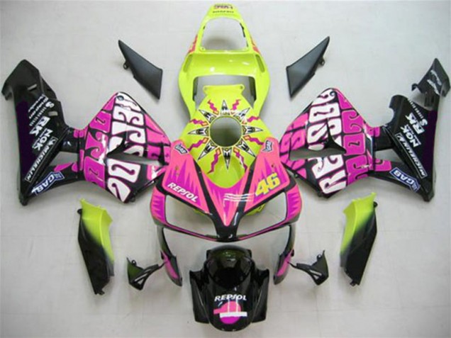 2003-2004 Valentino Rossi Mf6214 Honda CBR600RR Motorcycle Fairings 2003-2004 Valentino Rossi Mf6214 Honda CBR600RR Motorcycle Fairings