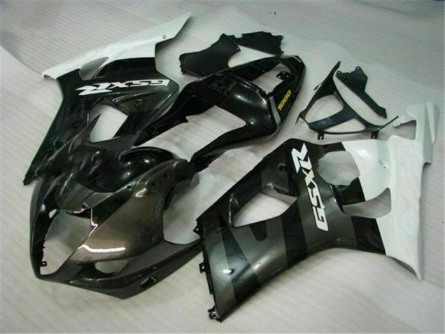 2003-2004 White Black Suzuki GSXR 1000 Motorcycle Fairings 2003-2004 White Black Suzuki GSXR 1000 Motorcycle Fairings