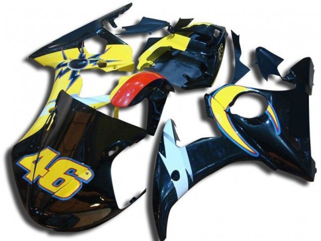 2003-2005 Number 46 Yamaha YZF R6 Motorcycle Fairings 2003-2005 Number 46 Yamaha YZF R6 Motorcycle Fairings