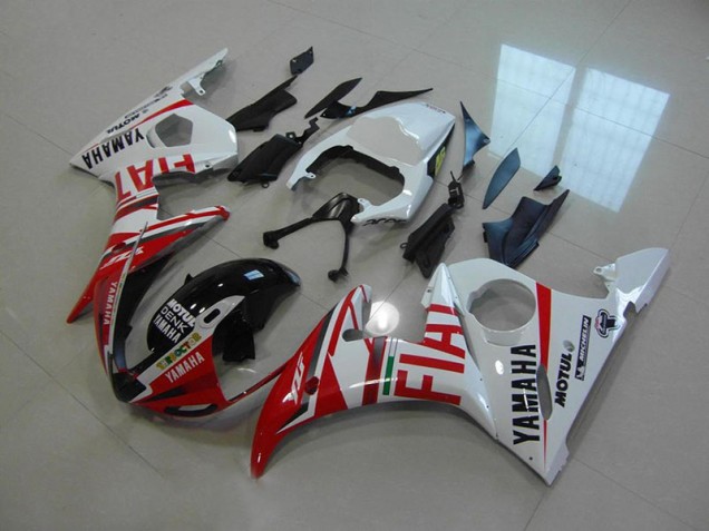 2003-2005 Red Fiat Yamaha YZF R6 Motorcycle Fairings 2003-2005 Red Fiat Yamaha YZF R6 Motorcycle Fairings