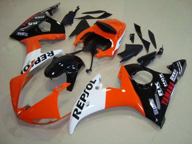 2003-2005 Repsol Yamaha YZF R6 Motorcycle Fairings 2003-2005 Repsol Yamaha YZF R6 Motorcycle Fairings