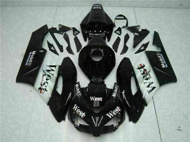 2004-2005 Black Honda CBR1000RR Motorcycle Fairings 2004-2005 Black Honda CBR1000RR Motorcycle Fairings