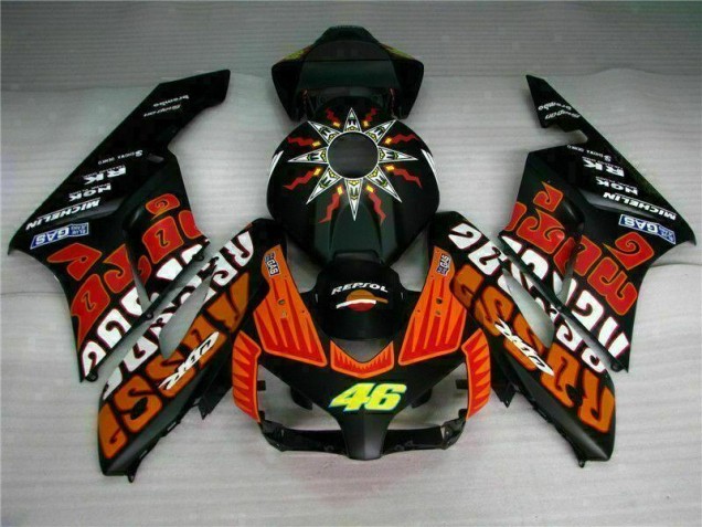 2004-2005 Black Orange Honda CBR1000RR Motorcycle Fairings 2004-2005 Black Orange Honda CBR1000RR Motorcycle Fairings