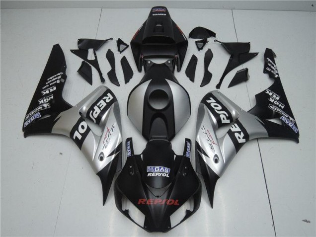 2004-2005 Black Silver Honda CBR1000RR Motorcycle Fairings 2004-2005 Black Silver Honda CBR1000RR Motorcycle Fairings