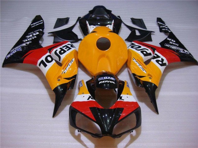 2004-2005 Orange Black Honda CBR1000RR Motorcycle Fairings 2004-2005 Orange Black Honda CBR1000RR Motorcycle Fairings