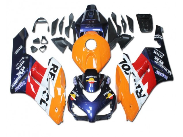 2004-2005 Orange Red Blue Honda CBR1000RR Motorcycle Fairings 2004-2005 Orange Red Blue Honda CBR1000RR Motorcycle Fairings