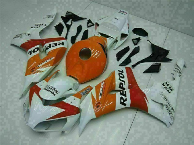 2004-2005 Orange White Honda CBR1000RR Motorcycle Fairings 2004-2005 Orange White Honda CBR1000RR Motorcycle Fairings