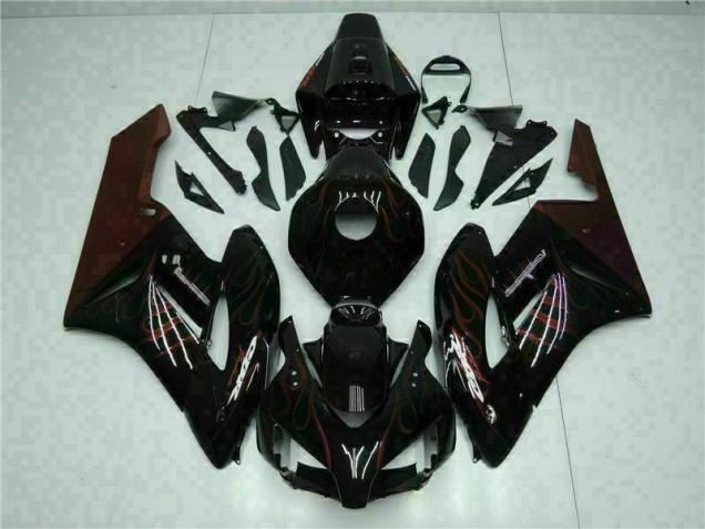 2004-2005 Red Flame Honda CBR1000RR Motorcycle Fairings 2004-2005 Red Flame Honda CBR1000RR Motorcycle Fairings