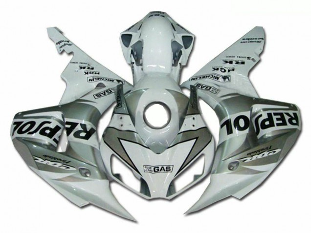 2004-2005 Silver Honda CBR1000RR Motorcycle Fairings 2004-2005 Silver Honda CBR1000RR Motorcycle Fairings