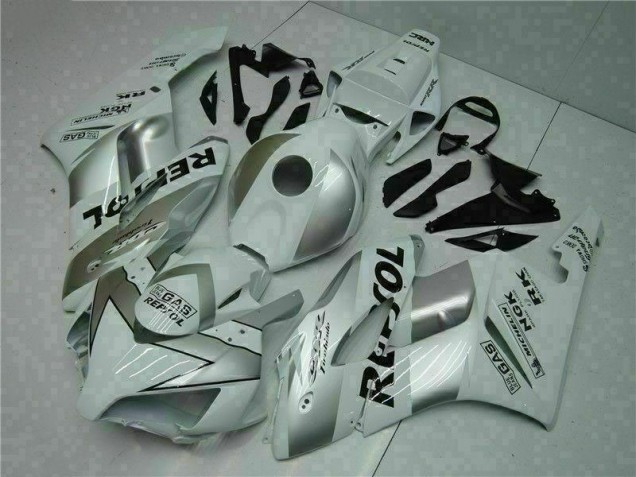 2004-2005 Silver White Honda CBR1000RR Motorcycle Fairings 2004-2005 Silver White Honda CBR1000RR Motorcycle Fairings